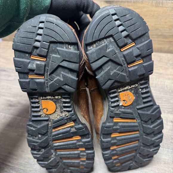 Carhartt Ground Force Composite Toe Brown Leather Work Boots Men's Size 10 - Picture 4 of 6